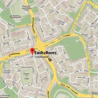 Map showing LensCraft Studios, London